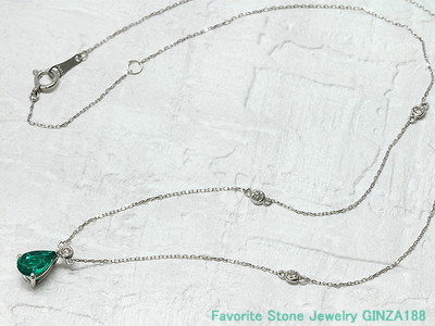 エメラルド ネックレス0.68ct