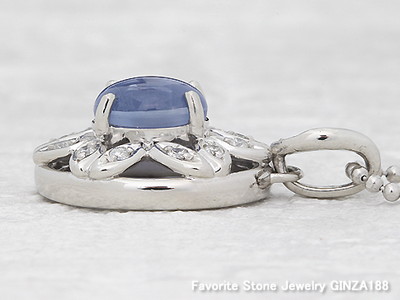 【Favorite Stone】New arrival:Blue star sapphire 2.41 ct necklace