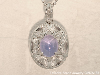 【Favorite Stone】New arrival:Blue star sapphire 2.41 ct necklace