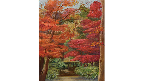  Ginza Yanagi Gallery, Maki Matsuzawa “Red Tunnel” Oil paint, 30F