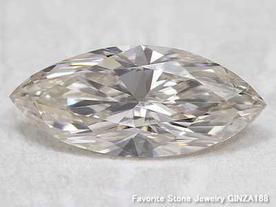 ダイヤルース 2.532ct FAINT BROWN SI-1 マーキースカット