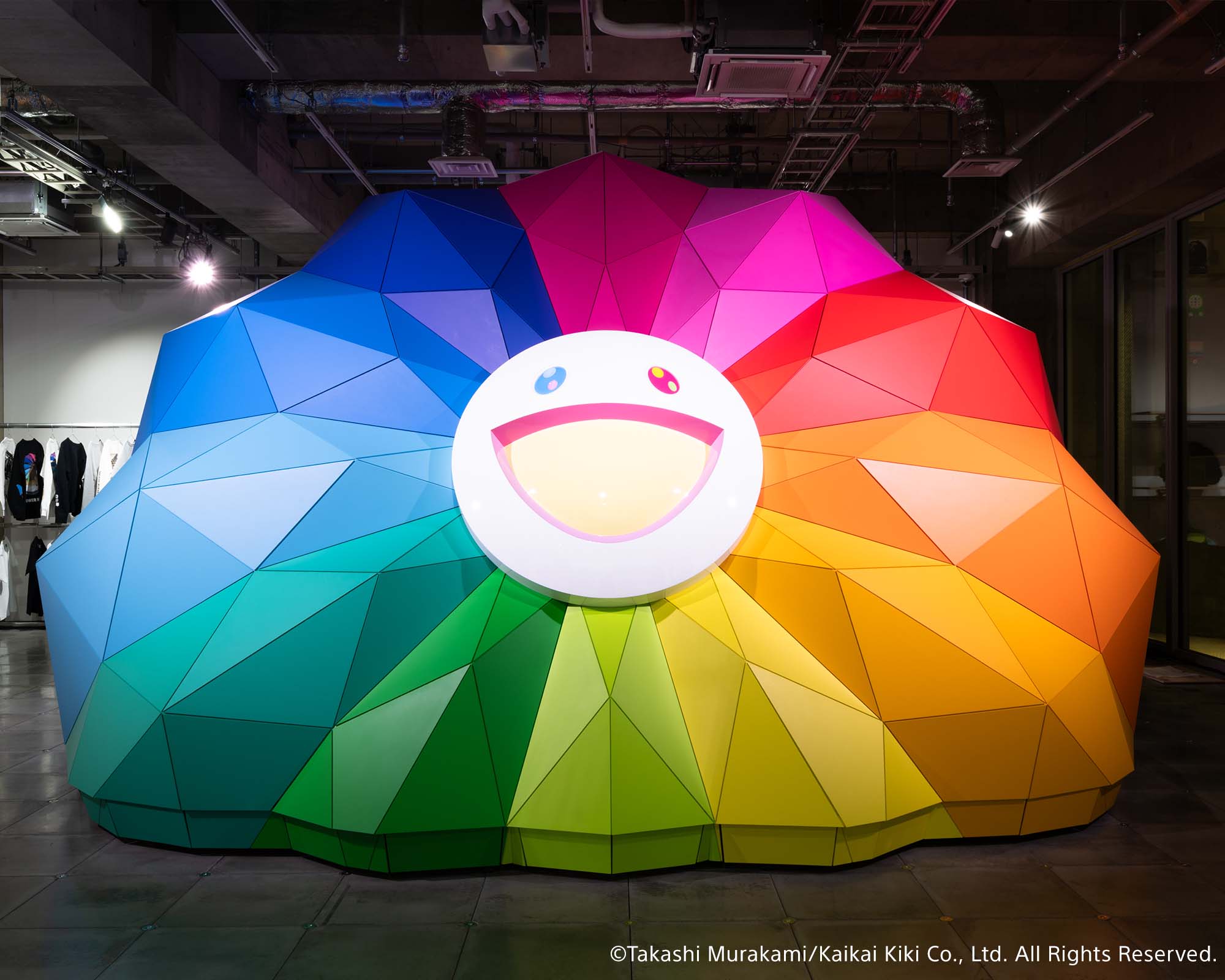 A photo of exhibit of 3F. "FLOWER HOUSE."